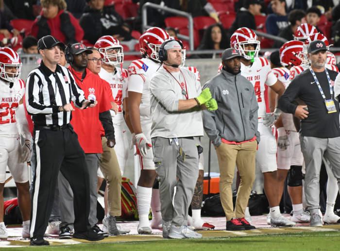 Mater Dei vs St John Bosco CIF Southern Section D1 Final November 24, 2023 Photo-Heston Quan98